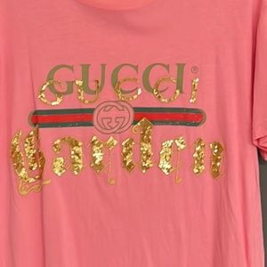 AUTHENTIC GUCCI GARDEN Short Sleeve Tee Shirt for Women, Size Small.